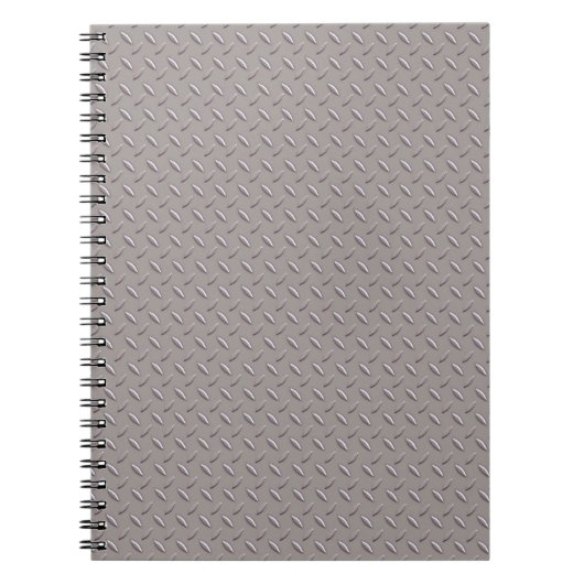 Carnet plaque métallique de texture Arrière - plan (Devant)