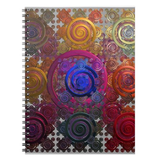 Carnet Plaques-Carnets circulaires colorées (Devant)