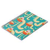 Carnet Plaques de nouilles et chats amusants. Nouilles av (Côté gauche)