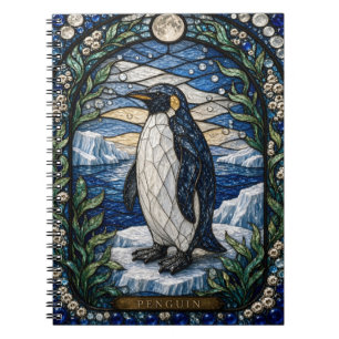 Carnet Plateau de glace Penguin Illumina vitrail