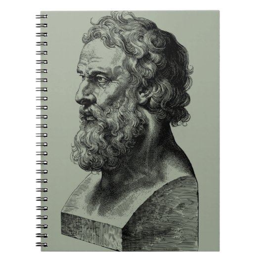 Carnet Plato Bust plato, philosophie Illustration (Devant)