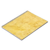 Carnet plâtre abstrait jaune clair sur le mur (Côté gauche)