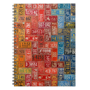 Carnet Plats colorés de chacun des 50 états