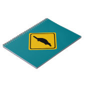 Carnet platypus road sign (Côté gauche)