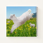 Carnet Playful Leaping Lambs Easter   (Dos)