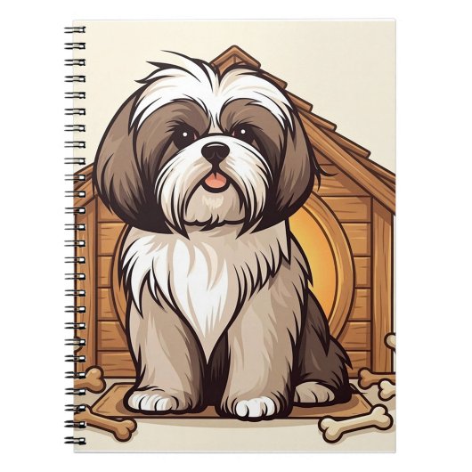 Carnet Playful Shih Tzu Dog House