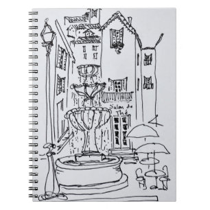Carnet Plaza de la Fontaine Grasse, France
