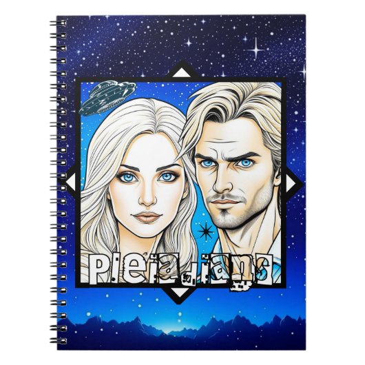 Carnet Pléiadien Extra Terrestres et OVNI (Devant)