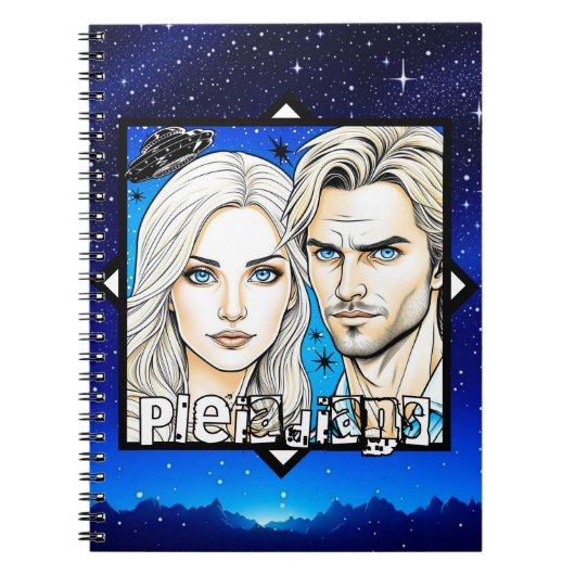 Carnet Pléiadien Extra Terrestres et OVNI (Devant)