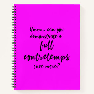 Carnet Plein Contretemps Magenta
