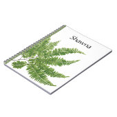 Carnet Pleine fougère, (Côté gauche)