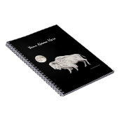 Carnet Pleine lune blanche de Buffalo (Côté Droit)