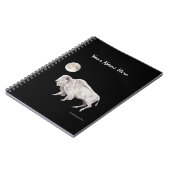 Carnet Pleine lune blanche de Buffalo (Côté gauche)