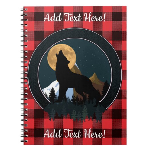 Carnet Pleine lune de Howling Wolf (Devant)