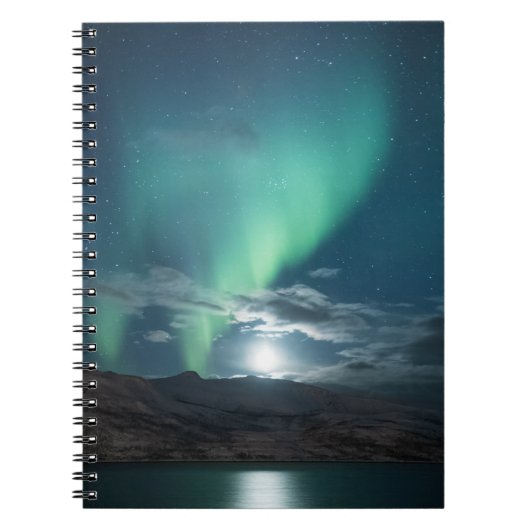 Carnet Pleine lune Northern Lights (Devant)