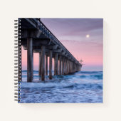 Carnet Pleine lune sur la jetée de Scripps (Devant)