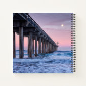 Carnet Pleine lune sur la jetée de Scripps (Dos)