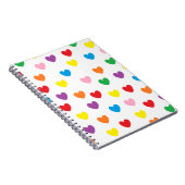 Carnet "pleuvant coeurs" (Côté Droit)