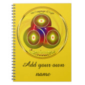 Carnet Plexus solaire Chakra - Conscience (Devant)