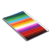 Carnet Plis de tissu multicolore abstrait (Côté Droit)