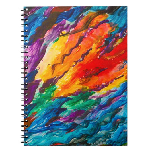 Carnet plonger profondément dans l'inconnu abstrait, l'ar (Devant)