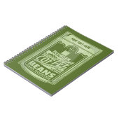 Carnet Plongeur café pop art emballage alimentaire illust (Côté gauche)