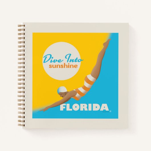 Carnet Plongez Dans Le Soleil | Floride (Devant)