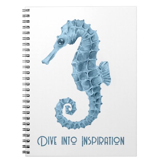 Carnet Plongez dans l'inspiration Seahorse (Devant)