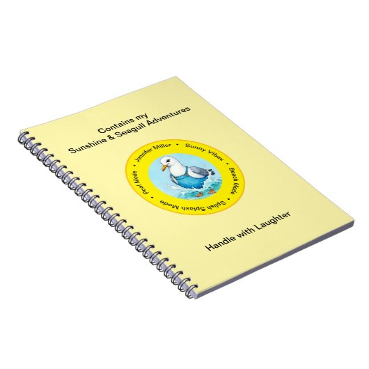 Carnet Plouf Plouf drôle souvenir de vacances d'été de mo (Côté Droit)
