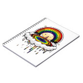 Carnet Pluie arc-en-ciel (Côté gauche)