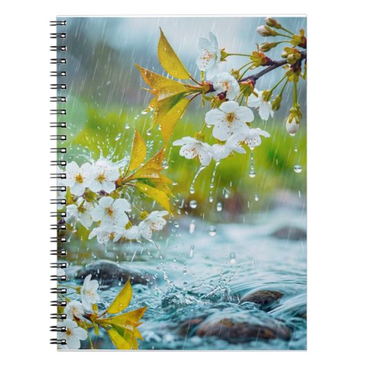 Carnet Pluies printanières (Devant)