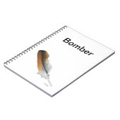 Carnet plume de Buse à queue rousse (Côté gauche)