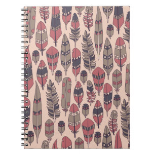 Carnet Plumes Abstraites : arrière - plan vintage coloré.