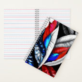 Carnet Plumes américaines (À l'intérieur)