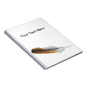 Carnet Plumes de faucon rouge (Côté Droit)