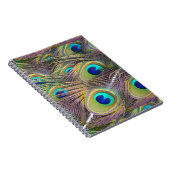 Carnet Plumes de paon (Côté Droit)