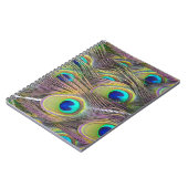 Carnet Plumes de paon (Côté gauche)