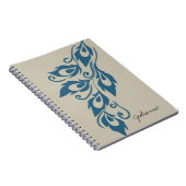 Carnet Plumes de paon (Côté Droit)