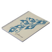 Carnet Plumes de paon (Côté gauche)