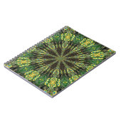 Carnet Plumes de paon Kaleidoscope 2 (Côté gauche)
