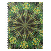 Carnet Plumes de paon Kaleidoscope 2 (Devant)