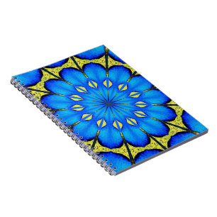 Carnet Plumes de paon Kaleidoscope 4