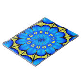Carnet Plumes de paon Kaleidoscope 4 (Côté gauche)
