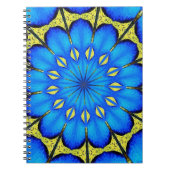 Carnet Plumes de paon Kaleidoscope 4 (Devant)