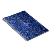 Carnet Plumes de paon violet (Côté Droit)