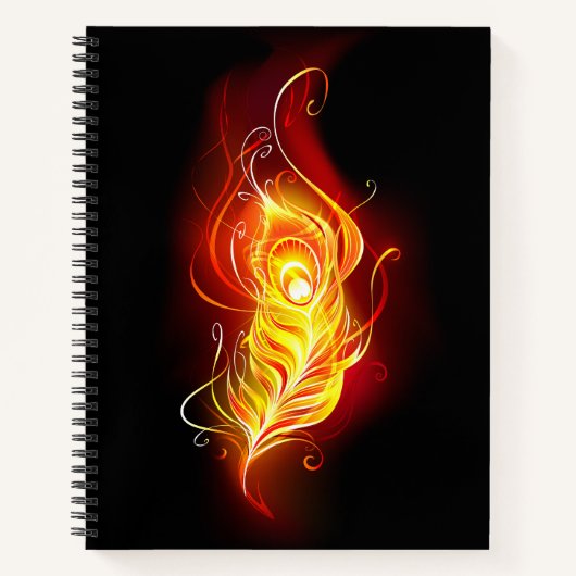 Carnet Plumes de paquetage de feu (Devant)