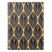 Carnet plumes de style indien motif sans couture en argen (Devant)