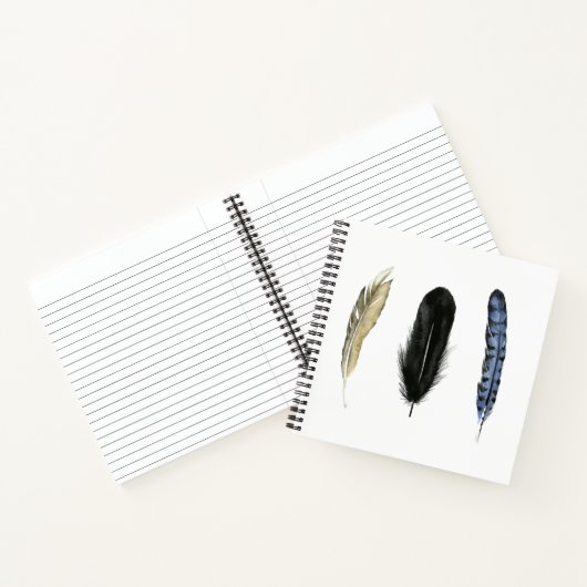 Carnet Plumes douces I (Intérieur)