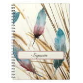 Carnet Plumes et herbe, coutume (Devant)