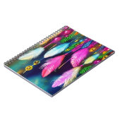 Carnet Plumes et perles (Côté gauche)